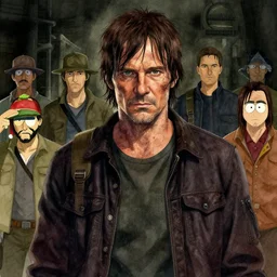 portrait, Rick Grimes from The Walking Dead in the South Park universe, watercolor, dramatic lighting, cinematic, establishing shot, extremely high detail, foto realistic, cinematic lighting, digital art, vector, by Yoshitaka Amano, Ruan Jia, Kentaro Miura, Artgerm, post processed, concept art, artstation, matte painting, style by eddie mendoza, raphael lacoste, alex ross