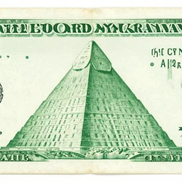 the mormon pyramid, dollar green paper