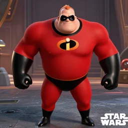 Mr Incredible in star wars (1977)