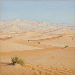 handmade stunning desertic landscape, line art, oil on canvas by jakub rebelka, winning - award masterpiece, fantastic, octane render, 8 k hd resolution, high quality image