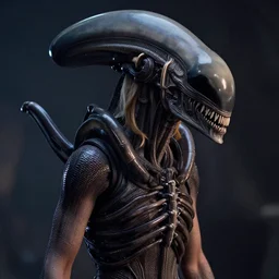 gillian anderson as a xenomorph