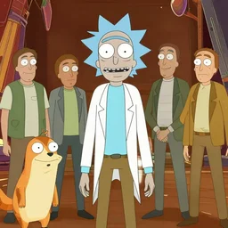 pickle rick sanchez, gorgeous lighting by weta studio, mucha, bautista and norman rockwell and greg rutkowski and tom bagshaw and james gurney and lucasfilm