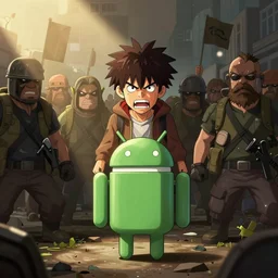 angry protesters, detailed digital illustration by greg rutkowski, android netrunner