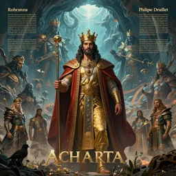 a majestic photograph of the king of agharta, land of advanced races, giant, hollow earth infographic, illustrations, dynamic lighting, digital art, fantastically beautiful, illustration, aesthetically inspired by leonardo da vinci, trending on artstation, art by philippe druillet, albrecht durer, konstantinas ciurlionis, ilya kuvshinov, 8 k