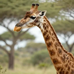 tilda swinton as a giraffe
