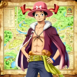 skypiea map form one piece anime