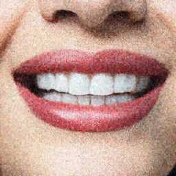 Perfect white teeth