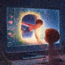 a wholesome illustration of a kid and a computer monitor with a portal opening on the sceen and pulling the kid inside, trippy elements,imagination, creativity, magic, computer monitor, Pxar and Disney animation, sharp, Rendered in Redshift and Unreal Engine 5 by Greg Rutkowski, Bloom, dramatic lighting