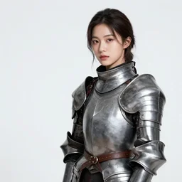 portrait of a beautiful young female knight, trending by greg rutkowski