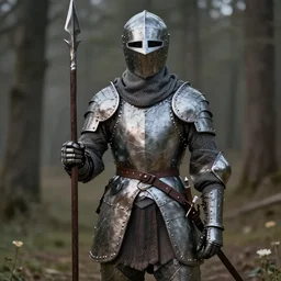 photo of a real-life shield maiden