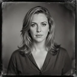 photography of cristina hendricks, joan holloway from mad men, tintype, deregoue