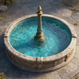 8 k hd detailed octane render of an oracle's scrying pool