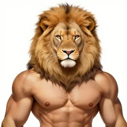 award winning beautiful portrait commission art of a muscular male furry anthro lion fursona with a cute beautiful attractive detailed furry face wearing gym shorts and a tanktop. Character design by charlie bowater, ross tran, artgerm, and makoto shinkai, detailed, inked, western comic book art