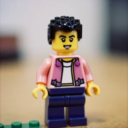 a lego set featuring queen freddy mercury ektachrome, hasselblad film shallow focus portrait, soft light photographed on expired color film, annie liebovitz,
