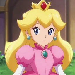 anime key-visual of The Legend of Princess Peach, close up, hd