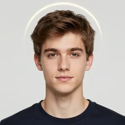 young male, halo, greg rutkowski