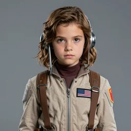 star wars portrait by greg rutkowski, jaina solo, wavy brown hair, wearing a starfighter pilot uniform of the galactic alliance, she is about 2 0 years old, sharp foccus, artstation hq.