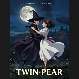 twin peaks poster by michael whelan and tomer hanuka, witches dancing in the moonlight, full of details, by makoto shinkai and thomas kinkade, matte painting, trending on artstation and unreal engine