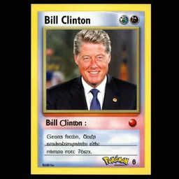 pokemon card for bill clinton