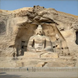 mogao grottoes, painting by gaston bussiere, j. c. leyendecker