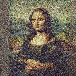 beautiful painting of a dark skinned Mona Lisa