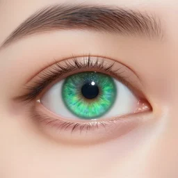 a beautiful womans green eye reflecting a sky full of stars, hyper realistic, fractal algorightmic art, art station, coherent design, symmetrical, vivid color, complementary color, golden ratio, detailed, sharp lines, intricate, rainbowshift, in unreal 3 d engine, nvidia optix, ray tracing, octane render