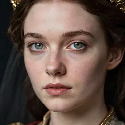 portrait en buste of eva green as a medieval fourteenth century queen, by graham turner, angus mcbride, christa hook, perfectly detailed eyes, amazing pupils normal eyes, pale skin,