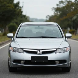 portrait of a honda civic 2 0 1 0