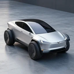 futuristic hover car made by tesla