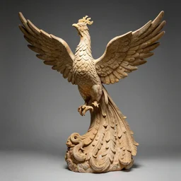 phoenix statue made in tang dynasty