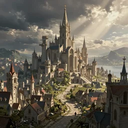 alchemy city. bay rembrandt, highly detailded
