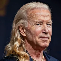prom queen with joe biden's face
