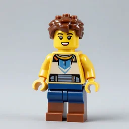 A special Lego character never before seen, hyperrealistic.