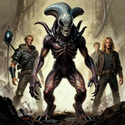 r. j. macready kurt russell the thing 1 9 8 2 creature monstr john carpenter by stanley artgerm lau, wlop, the thing alien assimilation, metamorphose, rossdraws, frank frazetta, andrei riabovitchev, marc simonetti