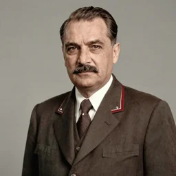 color photo of Josip Broz Tito, afgacolor, high quality, criterion collection