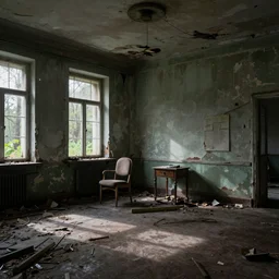 Abandoned hospital room. By Konstantin Razumov, highly detailded