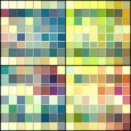 a colored grid