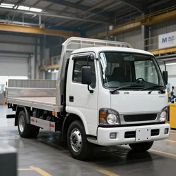 epic professional digital art of Japanese Suzuki flatbed factory truck , best on artstation, cgsociety, wlop, Behance, pixiv, astonishing, impressive, outstanding, epic, cinematic, stunning, bounce lighting, gorgeous, concept artwork, much detail, much wow, masterpiece.
