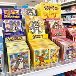photo of tom and jerry pokemon card packs in target