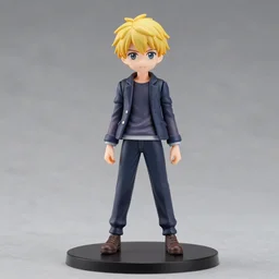 An anime Nendoroid of Vitalik Buterin, figurine, detailed product photo