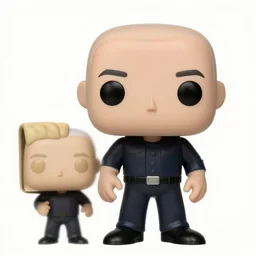 “ very very intricate photorealistic jeff bezos funko pop on a plain white background, detailed studio lighting, award - winning crisp details ”