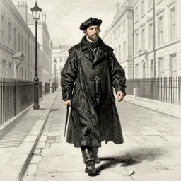 plague doctor walks streets of victorian london by john atkinson grimshaw