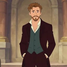 ryan gosling in style cartoon arcane