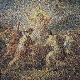 War between heaven and hell, painting by Gaston Bussiere, Craig Mullins