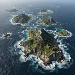 this is a land on an unforgiving world of churning oceans and jagged coastlines. every habitable island is situated somewhere along the planet's equator where the weather is still volatile but more hospitable than any points to the north or south