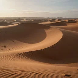 landscape photo of a desert in the shape of a cornea