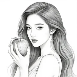 the portrait of an incredibly beautiful, graceful, elegant woman comprised of fruit, an ultrafine detailed illustration by kim jung gi, irakli nadar, intricate linework, bright colors, final fantasy, behance contest winner, angular, unreal engine 5 highly rendered, global illumination, radiant light, detailed and intricate environment
