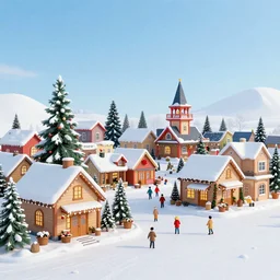 Christmas-themed tourist trap town