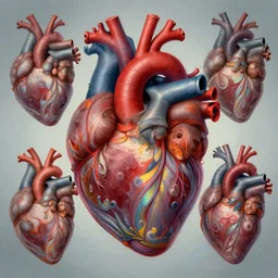 beguiling epic stunning beautiful insanely detailed matte painting of six different ways inside my heart designed by michal karcz, by cyril rolando and asher durand and natalie shau, whimsical, intricate