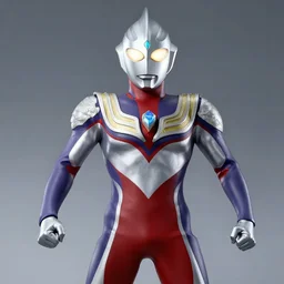 ultraman in gundam style, 4 k unreal engine, trending on artstation